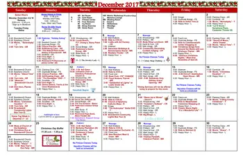 Activity Calendar of Brandermill Woods, Assisted Living, Nursing Home, Independent Living, CCRC, Midlothian, VA 3