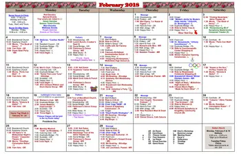Activity Calendar of Brandermill Woods, Assisted Living, Nursing Home, Independent Living, CCRC, Midlothian, VA 6