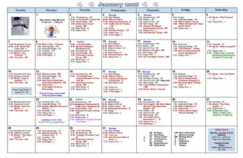 Activity Calendar of Brandermill Woods, Assisted Living, Nursing Home, Independent Living, CCRC, Midlothian, VA 8