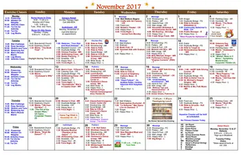 Activity Calendar of Brandermill Woods, Assisted Living, Nursing Home, Independent Living, CCRC, Midlothian, VA 10
