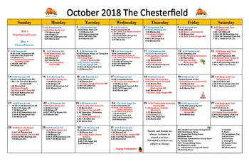 Activity Calendar of Brandermill Woods, Assisted Living, Nursing Home, Independent Living, CCRC, Midlothian, VA 11
