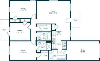 Floorplan of Brandermill Woods, Assisted Living, Nursing Home, Independent Living, CCRC, Midlothian, VA 2