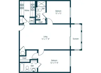 Floorplan of Brandermill Woods, Assisted Living, Nursing Home, Independent Living, CCRC, Midlothian, VA 14
