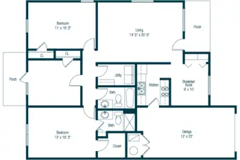 Floorplan of Brandermill Woods, Assisted Living, Nursing Home, Independent Living, CCRC, Midlothian, VA 18
