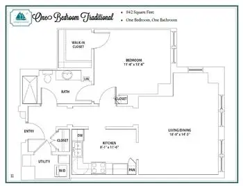 Floorplan of Harbors Edge, Assisted Living, Nursing Home, Independent Living, CCRC, Norfolk, VA 4