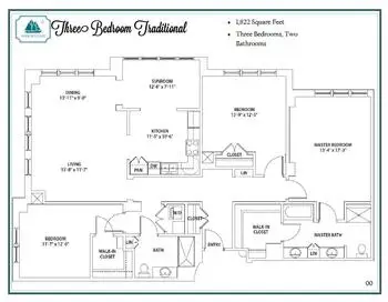 Floorplan of Harbors Edge, Assisted Living, Nursing Home, Independent Living, CCRC, Norfolk, VA 14
