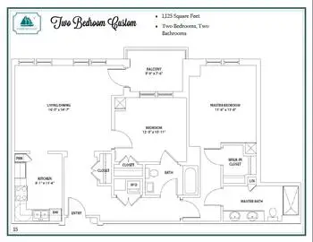 Floorplan of Harbors Edge, Assisted Living, Nursing Home, Independent Living, CCRC, Norfolk, VA 17
