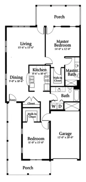 Floorplan of The Summit, Assisted Living, Nursing Home, Independent Living, CCRC, Lynchburg, VA 5