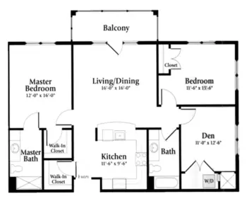 Floorplan of The Summit, Assisted Living, Nursing Home, Independent Living, CCRC, Lynchburg, VA 6