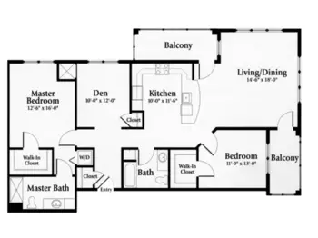 Floorplan of The Summit, Assisted Living, Nursing Home, Independent Living, CCRC, Lynchburg, VA 20