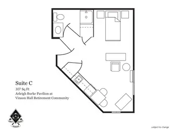 Floorplan of Vinson Hall Retirement Community, Assisted Living, Nursing Home, Independent Living, CCRC, Mclean, VA 4
