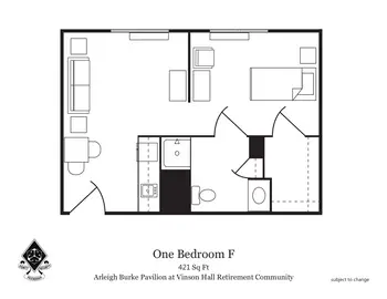 Floorplan of Vinson Hall Retirement Community, Assisted Living, Nursing Home, Independent Living, CCRC, Mclean, VA 7