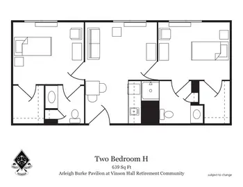 Floorplan of Vinson Hall Retirement Community, Assisted Living, Nursing Home, Independent Living, CCRC, Mclean, VA 9