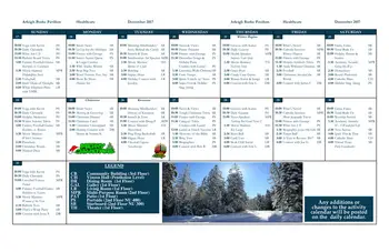 Activity Calendar of Vinson Hall Retirement Community, Assisted Living, Nursing Home, Independent Living, CCRC, Mclean, VA 11