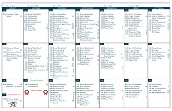 Activity Calendar of Vinson Hall Retirement Community, Assisted Living, Nursing Home, Independent Living, CCRC, Mclean, VA 6