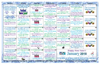 Activity Calendar of Richfield, Assisted Living, Nursing Home, Independent Living, CCRC, Salem, VA 12