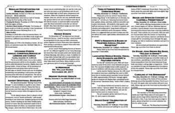Activity Calendar of Rappahannock Westminster Canterbury, Assisted Living, Nursing Home, Independent Living, CCRC, Irvington, VA 4
