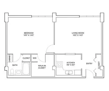 Floorplan of Westminster Canterbury, Assisted Living, Nursing Home, Independent Living, CCRC, Lynchburg, VA 4