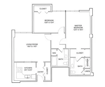 Floorplan of Westminster Canterbury, Assisted Living, Nursing Home, Independent Living, CCRC, Lynchburg, VA 12