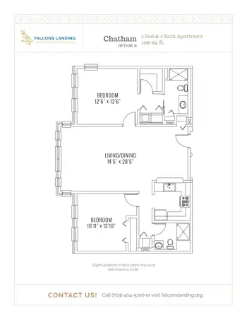 Floorplan of Falcons Landing, Assisted Living, Nursing Home, Independent Living, CCRC, Potomac Falls, VA 9