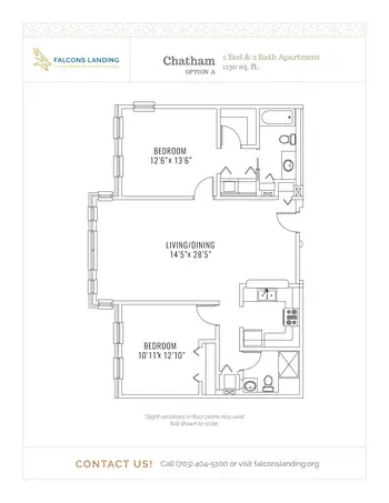 Floorplan of Falcons Landing, Assisted Living, Nursing Home, Independent Living, CCRC, Potomac Falls, VA 11