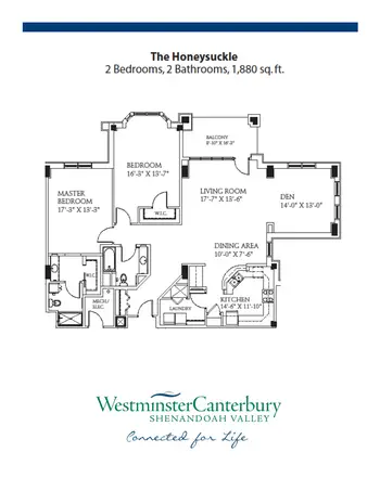 Floorplan of Shenandoah Valley Westminster Canterbury, Assisted Living, Nursing Home, Independent Living, CCRC, Winchester, VA 17