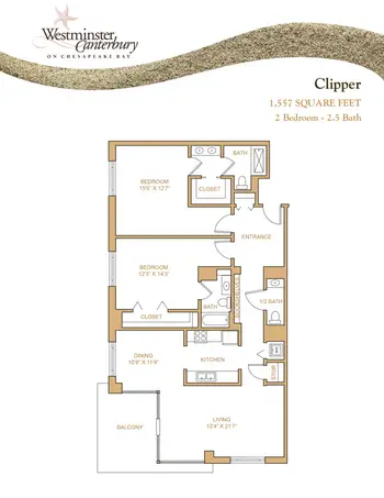 Floorplan of Westminster Canterbury on Chesapeake Bay, Assisted Living, Nursing Home, Independent Living, CCRC, Virginia Beach, VA 3