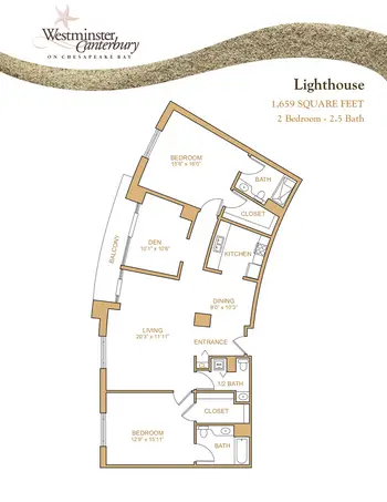 Floorplan of Westminster Canterbury on Chesapeake Bay, Assisted Living, Nursing Home, Independent Living, CCRC, Virginia Beach, VA 8