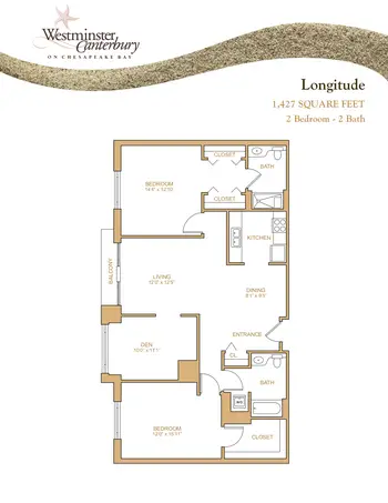 Floorplan of Westminster Canterbury on Chesapeake Bay, Assisted Living, Nursing Home, Independent Living, CCRC, Virginia Beach, VA 9