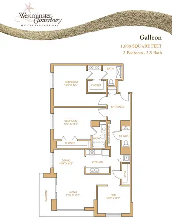 Floorplan of Westminster Canterbury on Chesapeake Bay, Assisted Living, Nursing Home, Independent Living, CCRC, Virginia Beach, VA 18