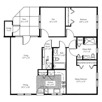 Floorplan of Wake Robin, Assisted Living, Nursing Home, Independent Living, CCRC, Shelburne, VT 3