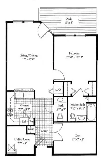 Floorplan of Wake Robin, Assisted Living, Nursing Home, Independent Living, CCRC, Shelburne, VT 13