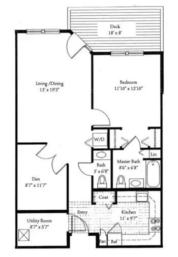 Floorplan of Wake Robin, Assisted Living, Nursing Home, Independent Living, CCRC, Shelburne, VT 12