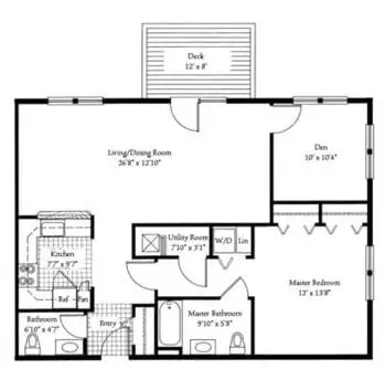 Floorplan of Wake Robin, Assisted Living, Nursing Home, Independent Living, CCRC, Shelburne, VT 18