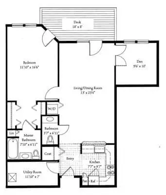 Floorplan of Wake Robin, Assisted Living, Nursing Home, Independent Living, CCRC, Shelburne, VT 20