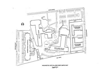 Campus Map of Odd Fellows, Assisted Living, Nursing Home, Independent Living, CCRC, Walla Walla, WA 1