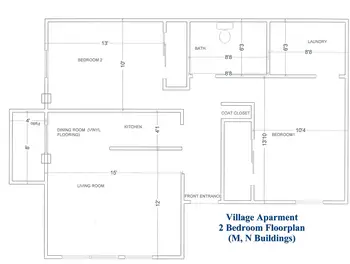 Floorplan of Warm Beach, Assisted Living, Nursing Home, Independent Living, CCRC, Stanwood, WA 2