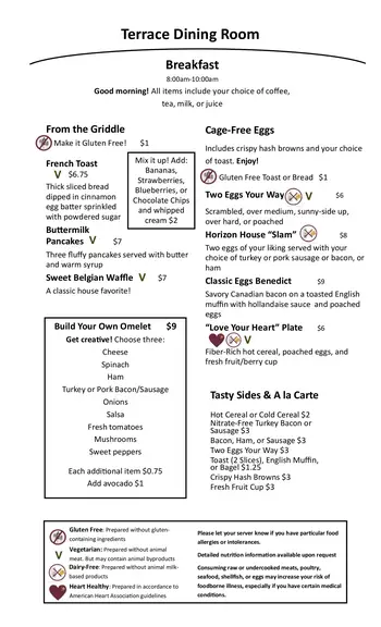 Dining menu of Horizon House, Assisted Living, Nursing Home, Independent Living, CCRC, Seattle, WA 5