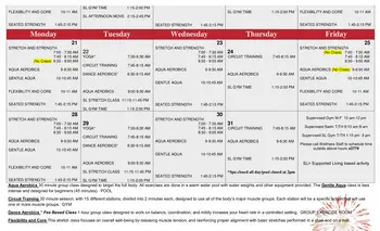 Activity Calendar of Horizon House, Assisted Living, Nursing Home, Independent Living, CCRC, Seattle, WA 14