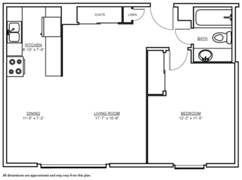 Floorplan of Horizon House, Assisted Living, Nursing Home, Independent Living, CCRC, Seattle, WA 3