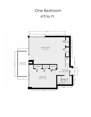 Floorplan of Hearthstone, Assisted Living, Nursing Home, Independent Living, CCRC, Seattle, WA 13