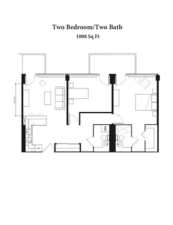 Floorplan of Hearthstone, Assisted Living, Nursing Home, Independent Living, CCRC, Seattle, WA 17