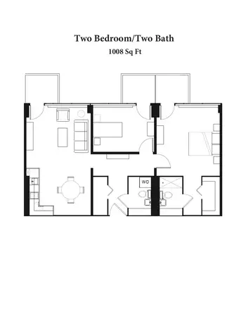 Floorplan of Hearthstone, Assisted Living, Nursing Home, Independent Living, CCRC, Seattle, WA 18