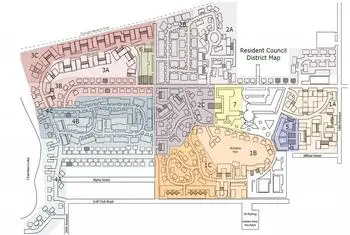 Campus Map of Panorama, Assisted Living, Nursing Home, Independent Living, CCRC, Lacey, WA 1