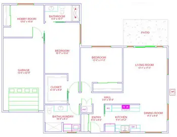 Campus Map of Panorama, Assisted Living, Nursing Home, Independent Living, CCRC, Lacey, WA 2