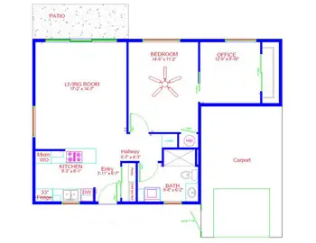 Floorplan of Panorama, Assisted Living, Nursing Home, Independent Living, CCRC, Lacey, WA 8