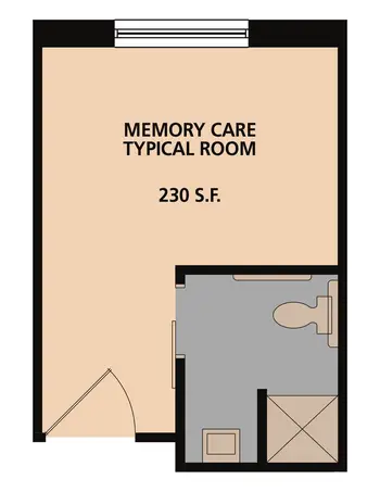 Floorplan of Cedar Crest, Assisted Living, Nursing Home, Independent Living, CCRC, Janesville, WI 8