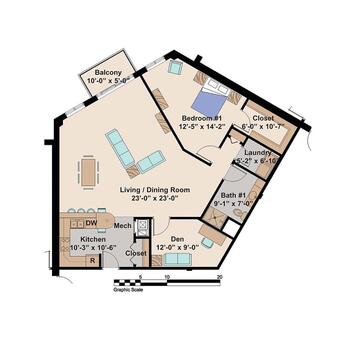 Floorplan of Cedar Crest, Assisted Living, Nursing Home, Independent Living, CCRC, Janesville, WI 10