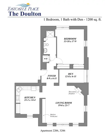 Floorplan of Eastcastle Place, Assisted Living, Nursing Home, Independent Living, CCRC, Milwaukee, WI 3
