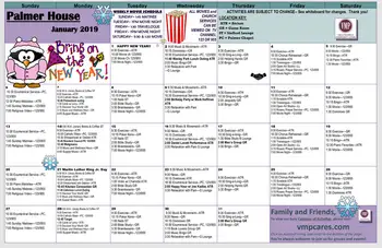 Activity Calendar of VMP, Assisted Living, Nursing Home, Independent Living, CCRC, Milwaukee, WI 3